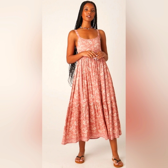 Patrons of Peace Pink Maxi Dress - Picture 1 of 9